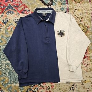 VTG Field Traditions Black Lab Dog Men's Lee Sport 1/4 Zip Sweatshirt Sweater XL